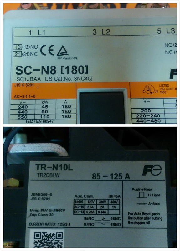 FUJI SC-N8(180) W/TR-N10L Relay - PLC DCS SERVO Control MOTOR